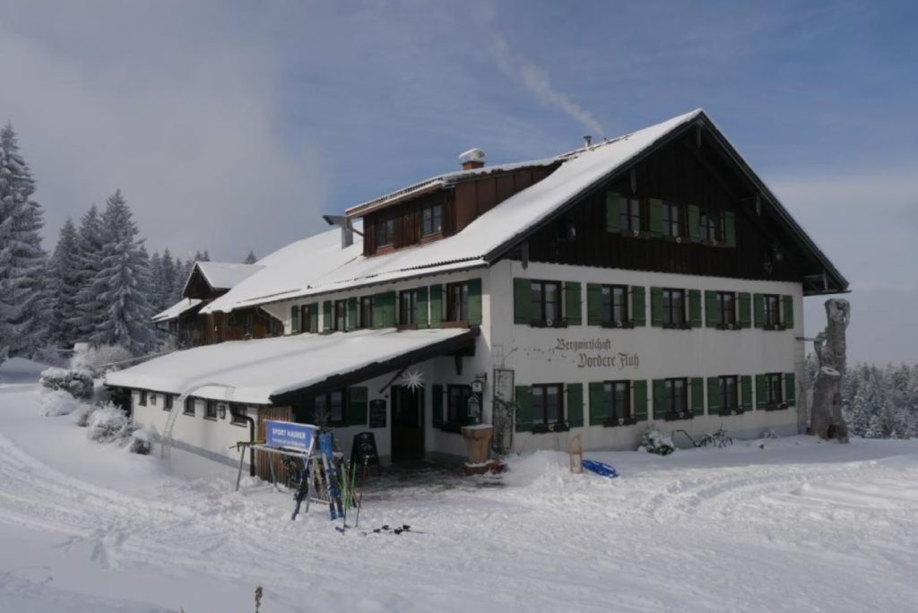 Vordere Fluh Winter Terrasse