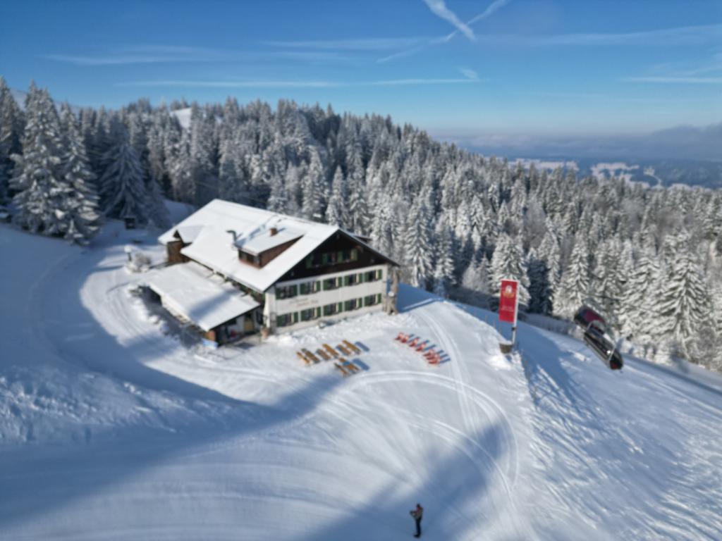 Vordere Fluh Winter Luftbild